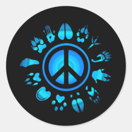 undefiniert runder aufkleber