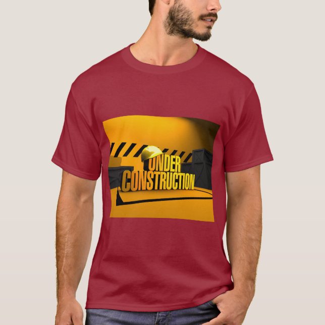 Under Construction Design – Building Dreams in Sty T-Shirt (Vorderseite)