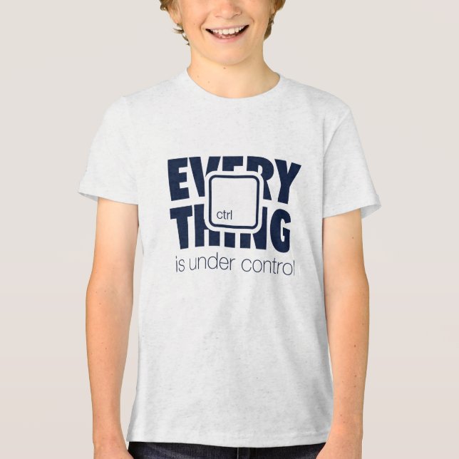 Under ctrl Tri-Blend shirt (Vorderseite)