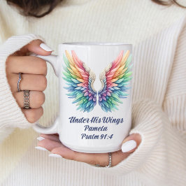 Under His Wings Psalm 91:4 Coffee Mug Kaffeetasse