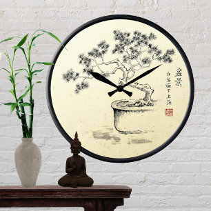 Under my Care - Clock Quadratische Wanduhr