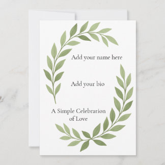 Under the arch of nature’s calm feiertagskarte