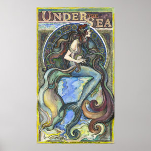 "Under the Sea" - 16.50" x 11.00", Poster / Papier