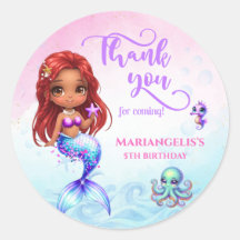 Under the sea - Afro Mermaid Birthday