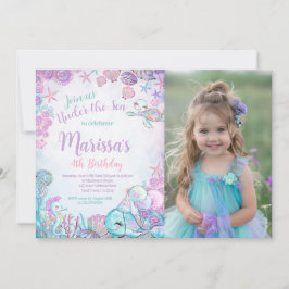 Under the Sea Animals Birthday Invitation Einladung