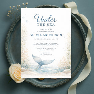 Under the Sea Baby Shower Einladung