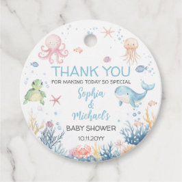 Under the Sea Baby Shower Geschenkanhänger
