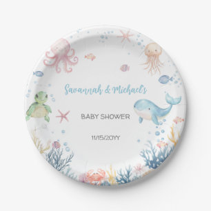 Under the Sea Baby Shower Pappteller