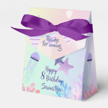 Under the Sea Favor Box Set – Rosa und Lila