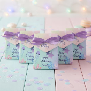 Under the Sea Favor Box Set – Rosa und Lila Geschenkschachtel