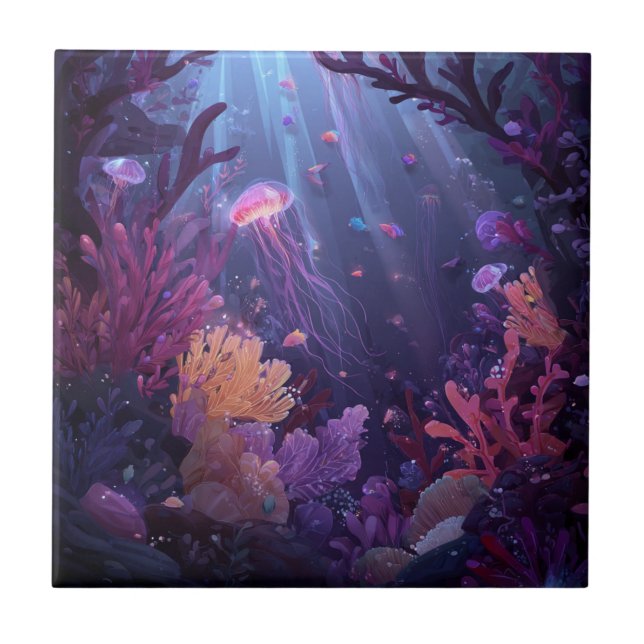 Under The Sea Fliese (Vorderseite)