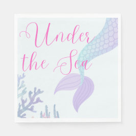 Under the Sea Mermaid Napkins Serviette