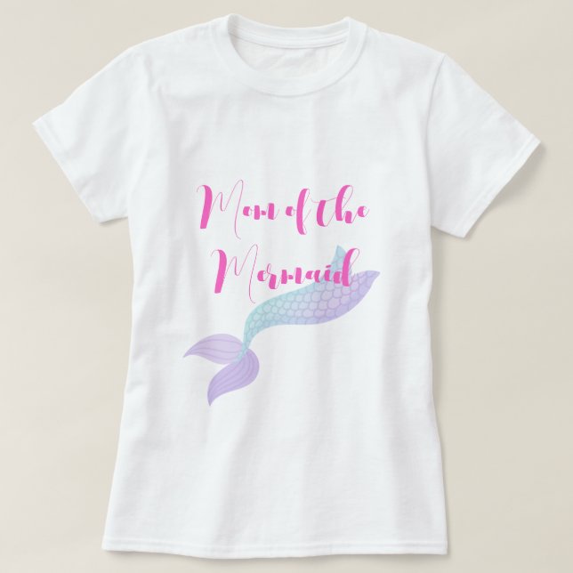 Under the Sea Mom of the Mermaid  T-Shirt (Design vorne)