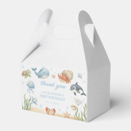 Under The Sea Ocean Animals Birthday Favor Boxes Geschenkschachtel