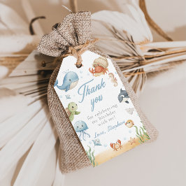 Under The Sea Ocean Animals Birthday Geschenkanhänger