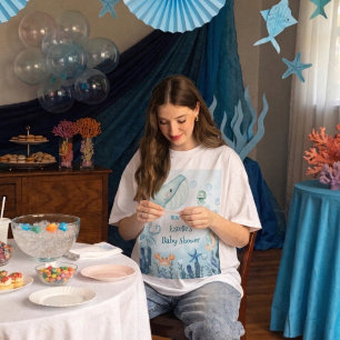 Under the Sea werdende Mutter Baby Shower T-Shirt