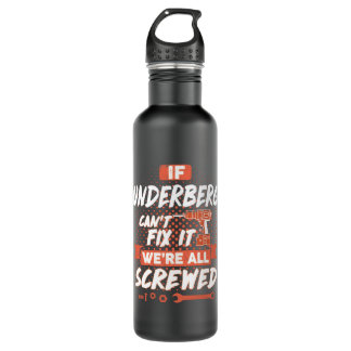 UNDERBERG Sache Name Wasser Flasche Edelstahlflasche