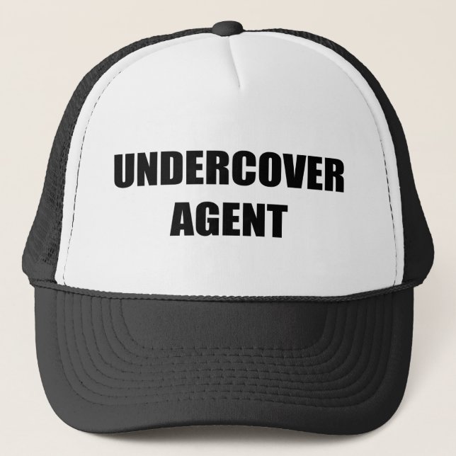 Undercover Agent Truckerkappe (Vorderseite)