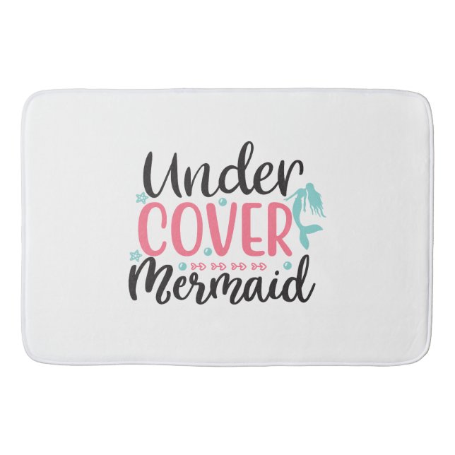 Undercover Mermaid Badematte (Vorderseite)