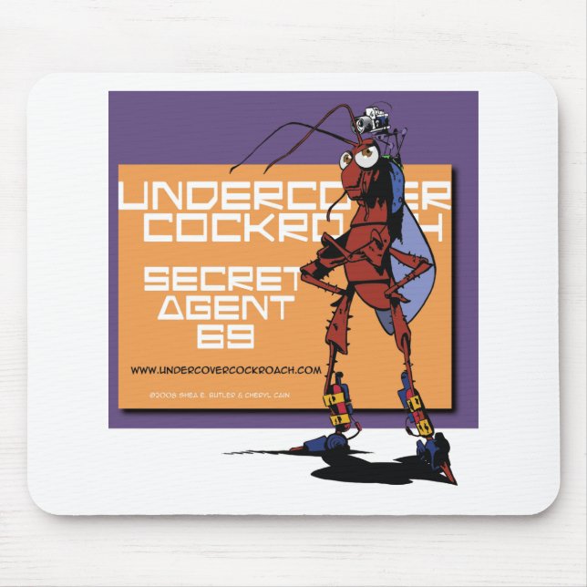 Undercover Schabe Mousepad (Vorne)