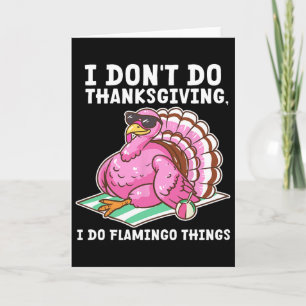 Undercover Turkey Thanksgiving-Shirts Ich mache da Karte