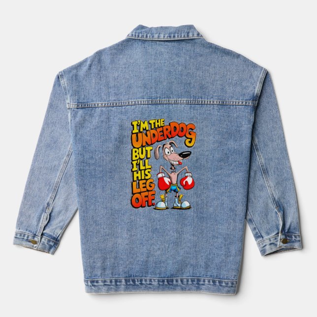 "Underdog Champion" Jeansjacke (Rückseite)