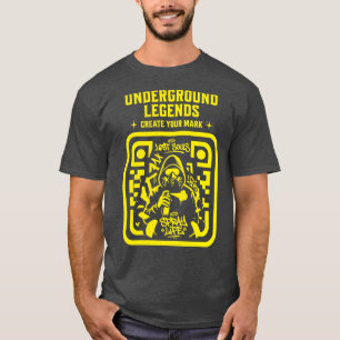 Underground-Legenden – Streetwear-Grafiken mit Spr T-Shirt