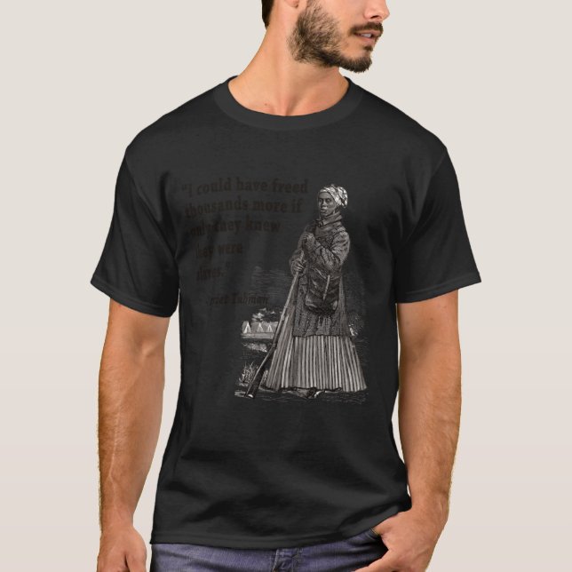 Underground Railroad -African American History T-Shirt (Vorderseite)