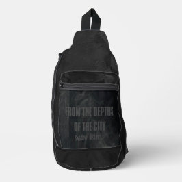 Underground Streetwear Backpack Black Dark bag Crossbody Bag
