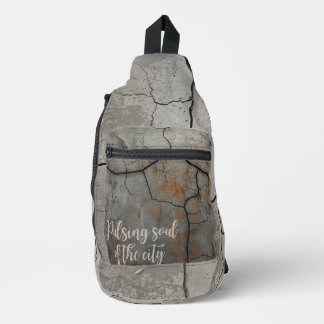Underground Streetwear Umhängetasche Beton Crossbody Bag