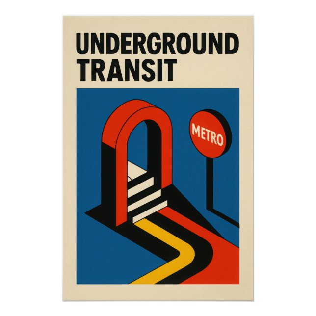 Underground Transit Poster (Vorderseite)