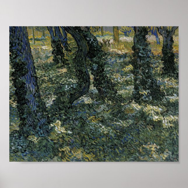 UnderGrowth Van Gogh Fine Art Poster (Vorne)