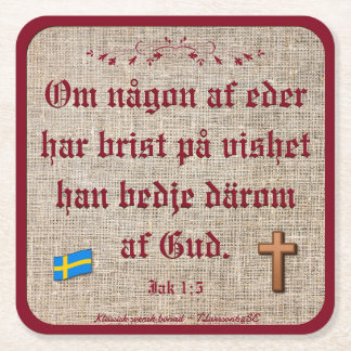 Underlägg — Bonad Rechteckiger Pappuntersetzer