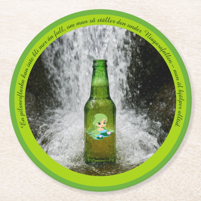 Underlägg — Pilsner Runder Pappuntersetzer (Vorderseite)