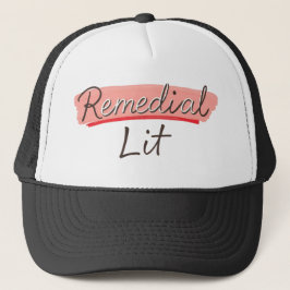 Underscored Remedial Lit Baseball Hat Truckerkappe