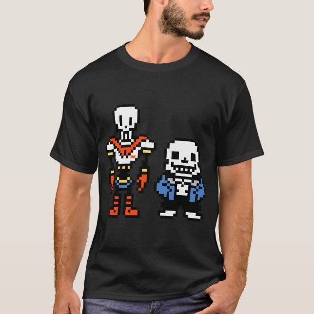 Undertale - Skelett T-Shirt (Vorderseite)