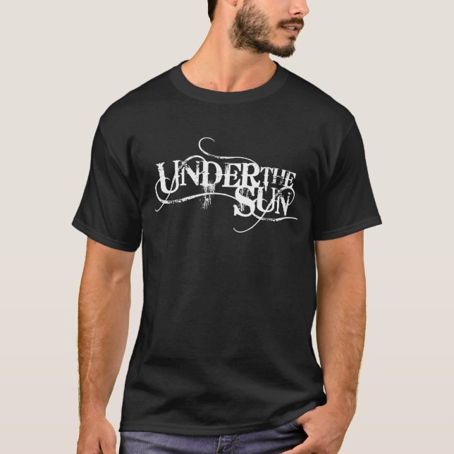 UnderTheSun - das Schwarz-T-Shirt der Männer T-Shirt (Vorderseite)