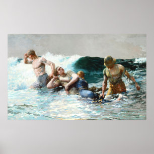 Undertow von Winslow Homer Poster