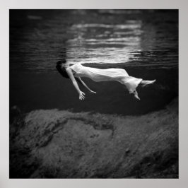 Underwater Fashion Fotografy Poster