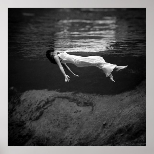 Underwater Fashion Fotografy Poster (Vorne)