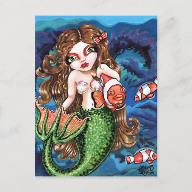 Underwater Friend Postcard Postkarte (Vorderseite)