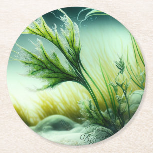 Underwater Majesty Runder Pappuntersetzer