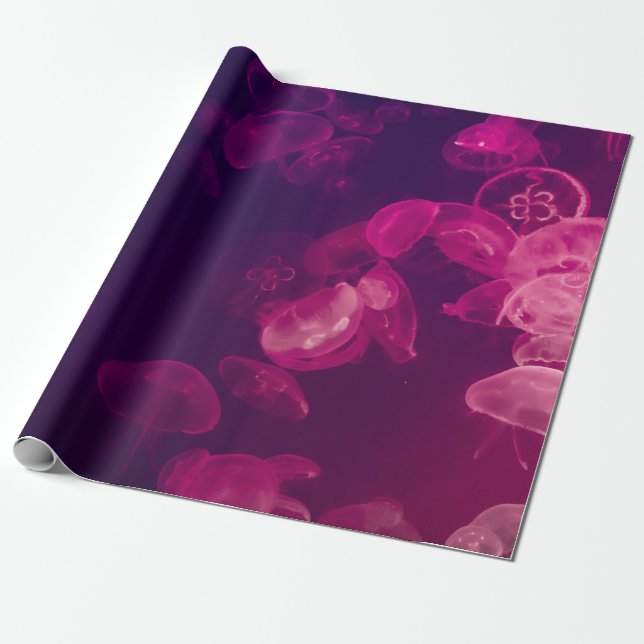 UNDERWATER PHOTOGRAPHY OF JELLYFISH GESCHENKPAPIER (Ungerollt)