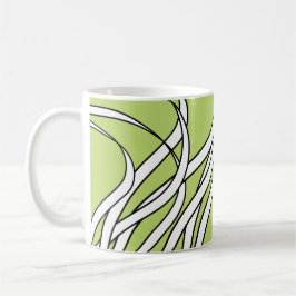 Underwater  Wave lime green Kaffeetasse