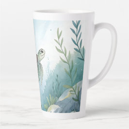 Underwater world with turtle milchtasse