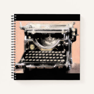 Underwood-Schreibmaschine - Inspirierend für jede Notizbuch