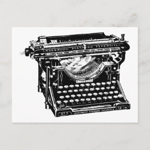 Underwood Schreibwriter Writer Postkarte