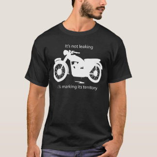 Undichtes Öl des klassischen britischen Motorrades T-Shirt