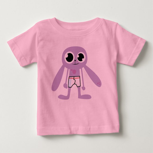 undie bunnie pj baby t-shirt (Vorderseite)