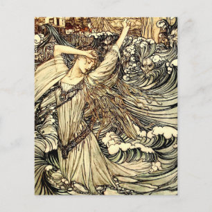 "Undine in the Waves" von Arthur Rackham